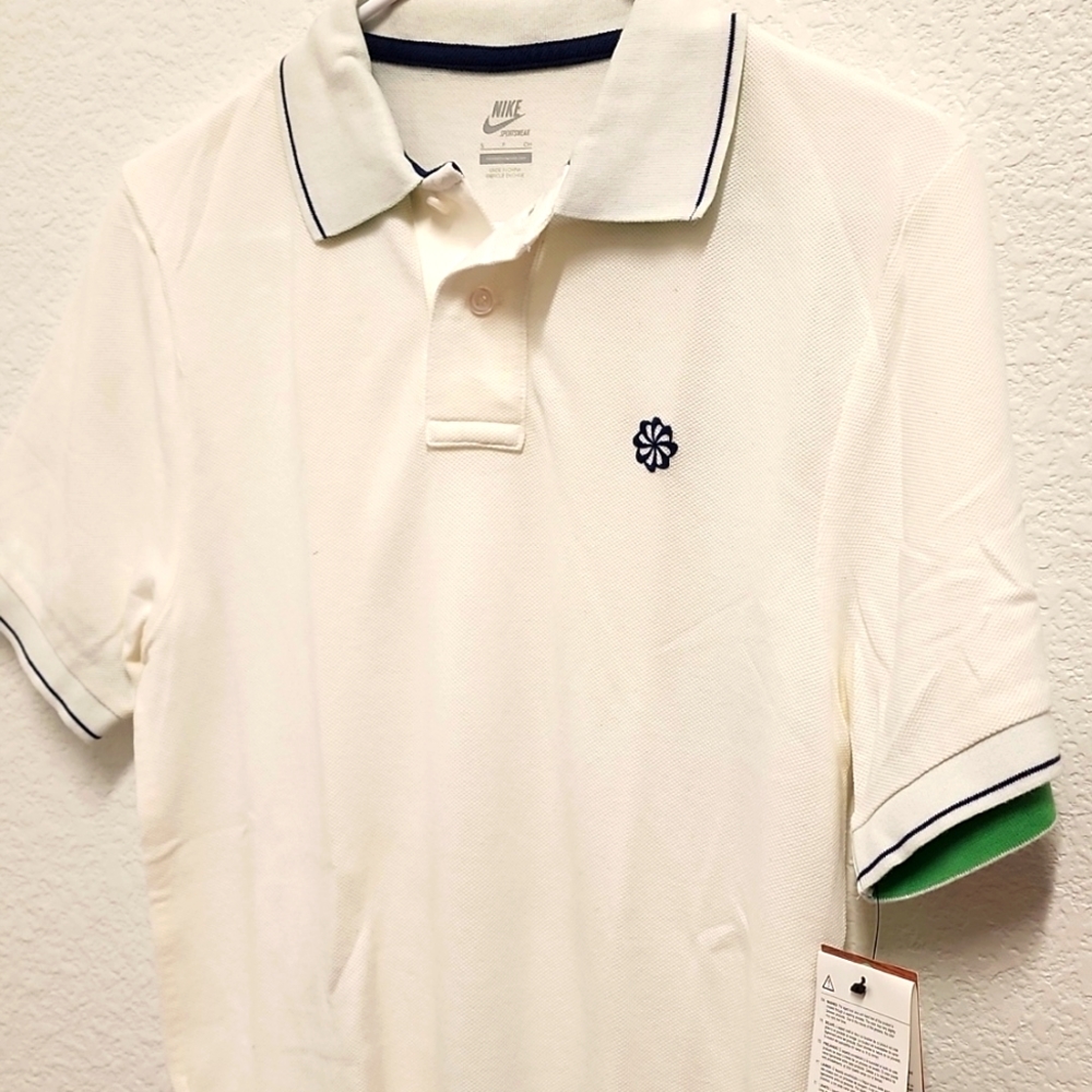 Nike Sportswear Off White Polo - Small - NWT